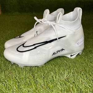 Nike Alpha Menace Elite 3 Platinum White Football Cleats for men’s CT6648-109